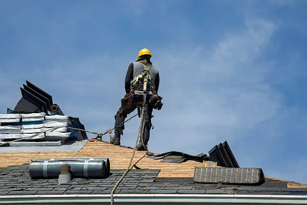 Professional Roofing technician working in Mont Clare, PA